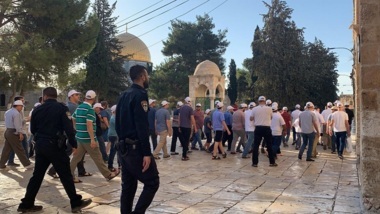 Dozens of settlers storm Al-Aqsa Mosque 