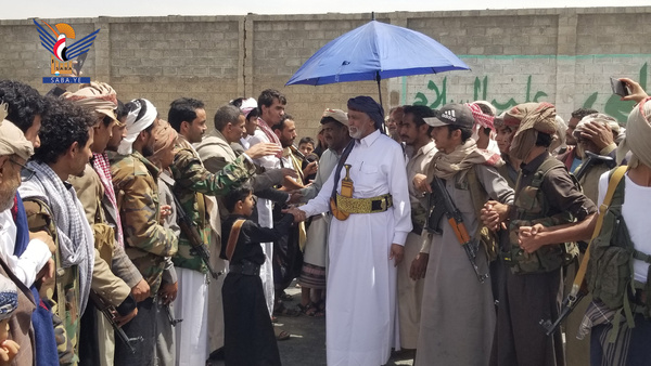 استقبال رسمي وشعبي وقبلي للشيخ محمد الزايدي بالعاصمة صنعاء