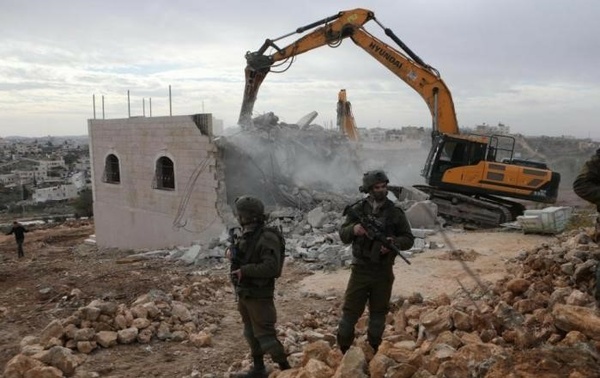 Israeli enemy forces demolish two homes south of Bethlehem Israeli enemy forces demolish two homes south of Bethlehem