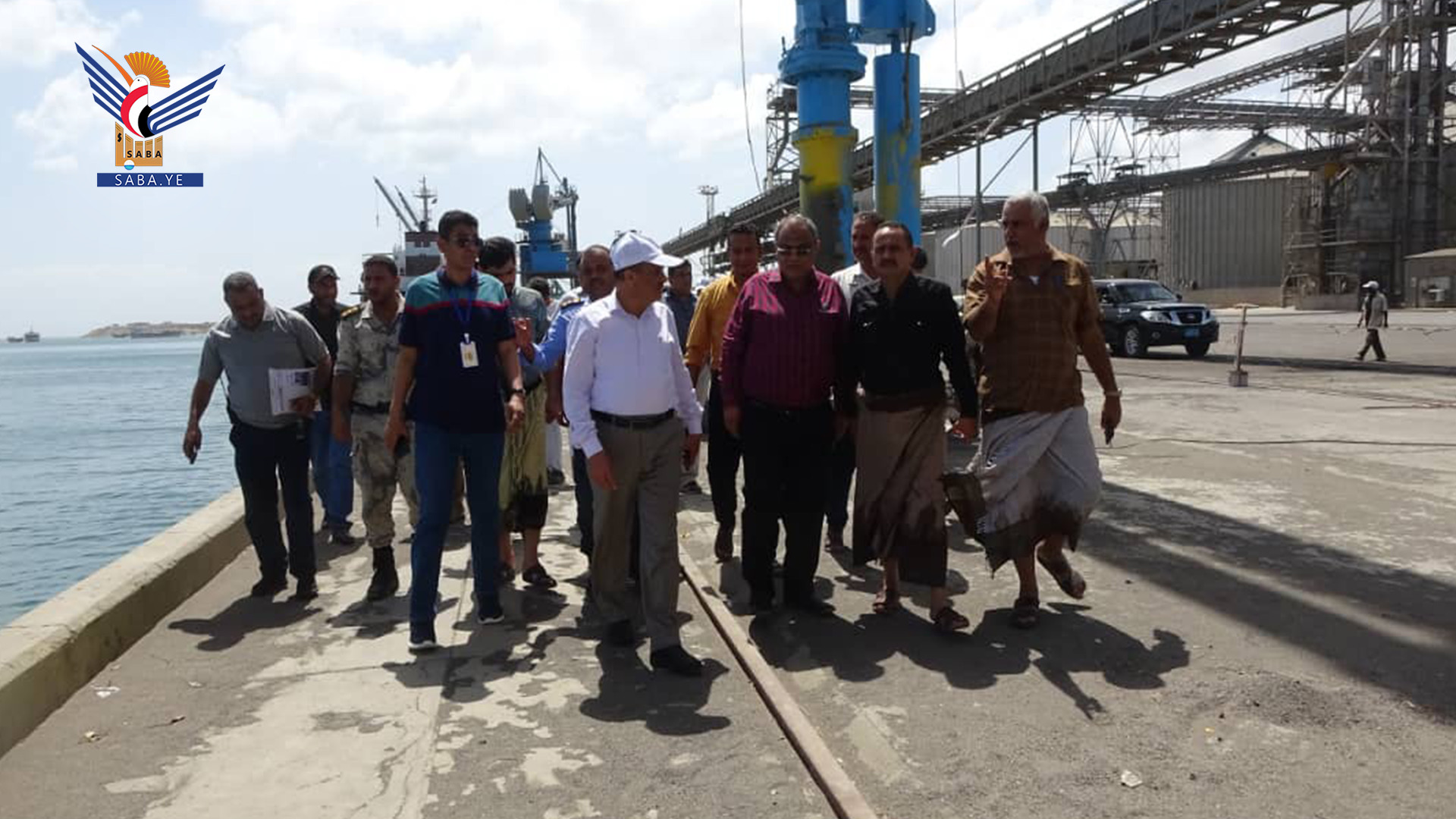 Transport Minister inspects maritime & commercial activity at Salif Port & Ras Issa Marina
