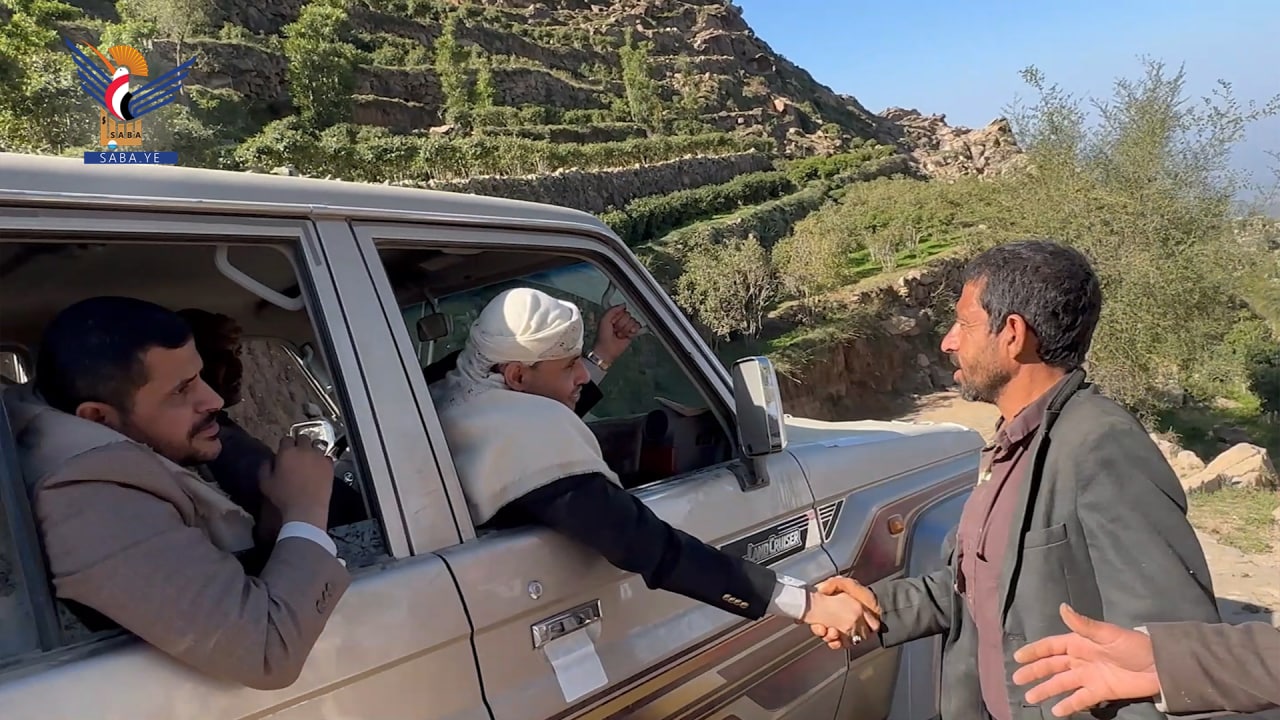 President Al-Mashat visits Haidan district & tomb of martyr leader Hussein Al-Houthi in Maran