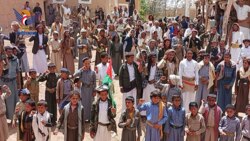 أبناء الجوف يحتشدون في 49 ساحة في مسيرات 