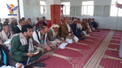Veranstaltung und ein Stand im Bezirk Sa'fan zum Jahrestag des Martyriums von Imam Zayd und zur Unterstützung von Gaza