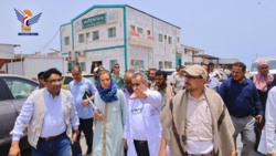 وفد أممي يزور هيئة مستشفى الثورة بالحديدة ويطّلع على الوضع الإنساني والاحتياجات الطبية