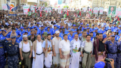 ساحات محافظة الحديدة حشوداً بشرية كبرى في مسيرات 