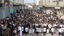 مسيرة جماهيرية بالبيضاء في ذكرى استشهاد الامام زيد عليه السلام
