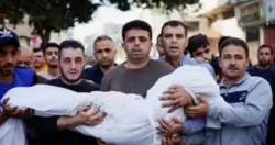 استشهاد فلسطيني واصابة اخرين في قصف العدو على مدينة خان يونس