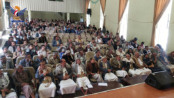 حفل خطابي احتفاء بالعيد الوطني الـ 34 للوحدة اليمنية بإب