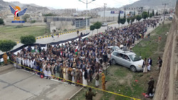 Massive marches in Ibb entitled “Our battle continues”