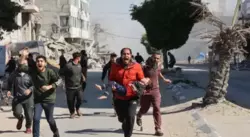 استشهاد 21 فلسطينيا في قصف صهيوني على مناطق عدة في قطاع غزة