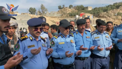 قيادات شرطة المرور تزور ضريح الشهيد القائد في صعدة