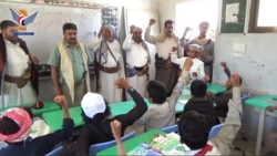 تفقد أنشطة المدارس الصيفية في مديرية الجوبة بمأرب