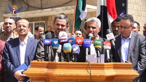 وقفة لوزارة الصحة نصرة لأبناء غزة والتنديد بسياسة التجويع والقتل
