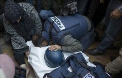استشهاد الصحفيين الفلسطينيين أحمد الشياح وعقل صالح بغزة