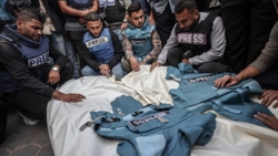  غزة : ارتفاع عدد الشهداء الصحفيين الفلسطينيين إلى 221