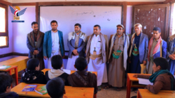 رئيس هيئة رعاية أسر الشهداء يتفقد أنشطة الدورات الصيفية في عمران