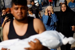 ارتفاع حصيلة ضحايا العدوان الصهيوني الأمريكي على غزة الى 35034 شهيد