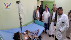  الجنيد يتفقد الخدمات الطبية في المستشفى الجمهوري بالمحويت