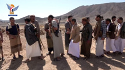 محافظ مأرب وعدد من القيادات يزورون المرابطين في جبهة صرواح