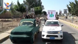 تشييع جثمان الشهيد أحمد الفقيه من أبناء مديرية حريب القراميش بمأرب