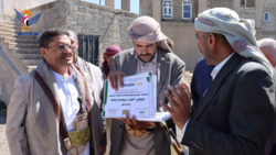 تدشين مشروع التأجير بغرض البناء في أراضي الأوقاف في مديرية عنس بذمار