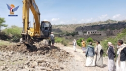 Einweihung des Erweiterungs- und Sanierungsprojekts der Straße Al-Jumaa – Al-Rawda in Jabal Al-Sharq in Dhamar
