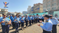 مدير عام شرطة المرور يتفقد أحوال المرابطين في إدارة مرور إب