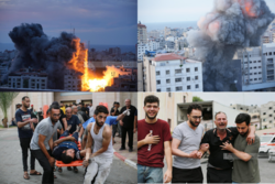 استشهاد 13 فلسطينياً في قصف صهيوني على خان يونس