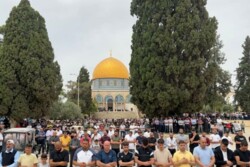 45 thousand perform Friday prayers in Al-Aqsa Mosque