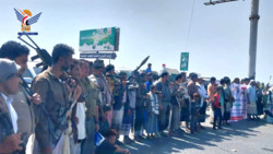 وقفة في باجل لإعلان النفير دعماً لفلسطين وإدانةً للعدوان الأمريكي الصهيوني