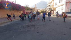 Aggressionssöldner zielen mit Mörsergranaten auf Wohnviertel in Taiz