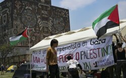 الحراك الطلابي الداعم لفلسطين يصل إلى المكسيك