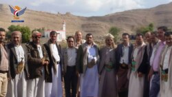 Einweihung der Verteilung von Bewässerungsnetzen und Gewächshäusern im Bezirk Raydah, Amran