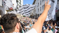 آلاف المغاربة يشاركون في مظاهرات تضامنا مع غزة للجمعة 71