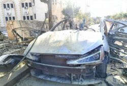  شهيدان باستهداف مسيرة صهيونية سيارة ببلدة برعشيت جنوب لبنان