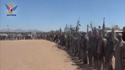 Massive rally in Al-Arsh District , Al-Bayda declares general mobilization, readiness, & is avowal of Traitors