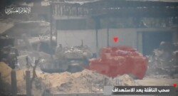القسام تنشر مشاهد من التحام مجاهديها مع قوات العدو شرق جباليا