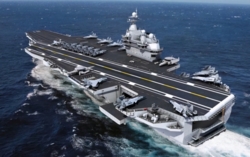 Chinese Navy: Third aircraft carrier begins its first sea trial