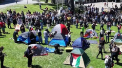 جامعة سان فرانسيسكو تنضم إلى ركب الاحتجاجات الداعمة للشعب الفلسطيني