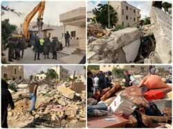 العدو الصهيوني يهدم منزل أسير فلسطيني في بلدة بيت أمر شمال الخليل