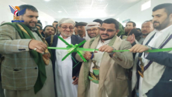 افتتاح أقسام جديدة بمستشفى الملصي وتوزيع مساعدات وزيارة رياض وأسر شهداء في سنحان 