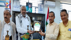 محافظ الحديدة يكرّم قيادة شركة النفط لجهودها الداعمة لأنشطة نصرة الشعب الفلسطيني