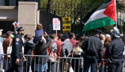 اعتقال مئة من المتظاهرين المؤيدين للفلسطينيين بجامعة في بوسطن