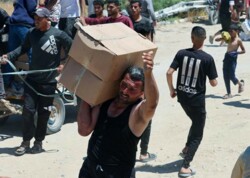 المنظمات الأهلية:مراكز المساعدات نقاط عسكرية لاستهداف اهالي غزة 