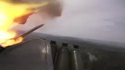 بالگردهای روسی مقر اوکراین را با موشک های اس-8 بمباران می کنند