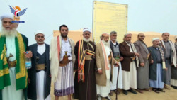 Head & members of Mobilization Committee visit martyr leader shrine in Sa'ada