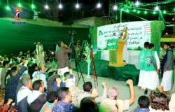 امسية بذكرى المولد النبوي في القطاع الاوسط بمدينة ذمار