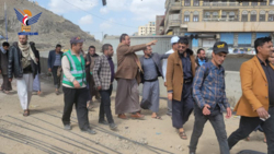 Obad inspiziert die Umsetzung des Projekts zur Sanierung der Abwasserleitung in der Al-Saila-Straße