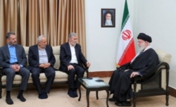 Khamenei receives al-Nakhalah, confirms Zionist entity's inability to defeating resistance factions
