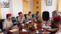 Generalmajor Al-Hakim trifft den Militärberater des UN-Repräsentant für den Jemen